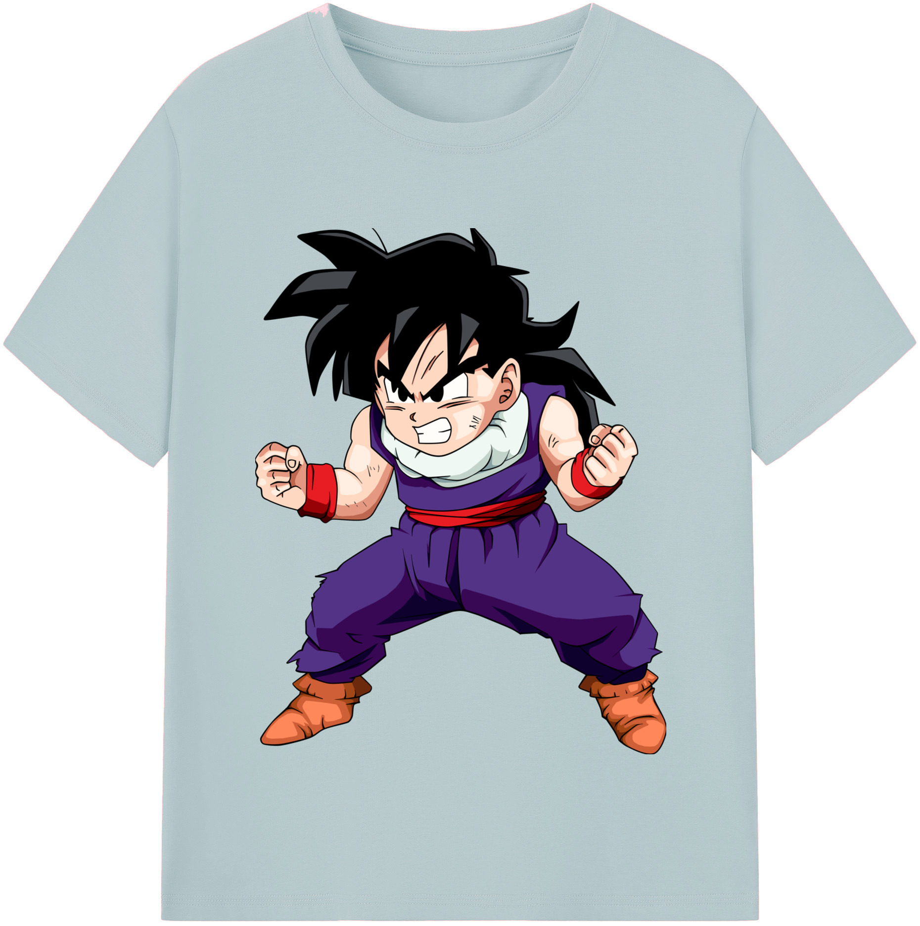 （画像用） ドラゴンボール 孫 悟飯（そんごはん）DRAGON BALL Son Gohan 綿100％半袖Tシャツ（フロントプリント）